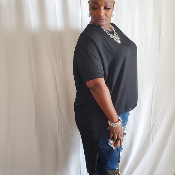 Sheer Long Tail Top - Picture 5 of 11